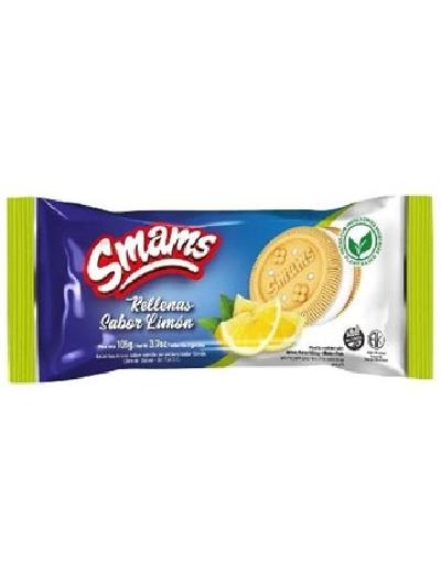 Galletitas Rellenas Limon x 105gr Smams