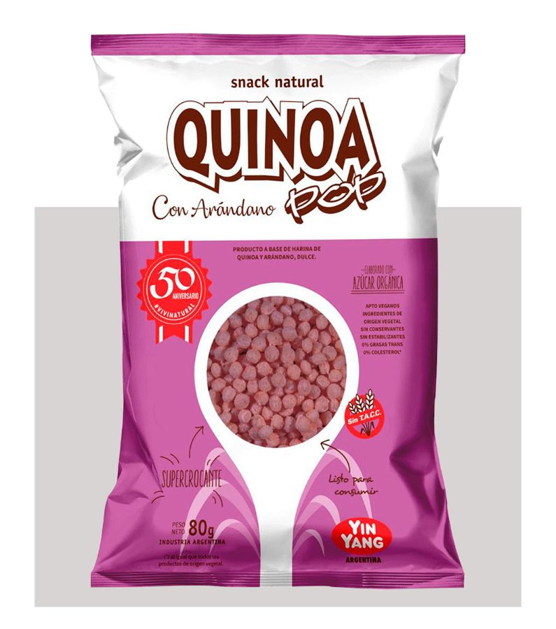Quinoa Pop con Arandanos Yin Yang x 80gr