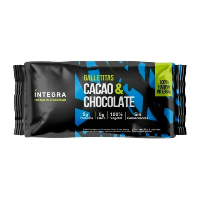 Galletitas Integra Cacao y Chocolate x 70gr