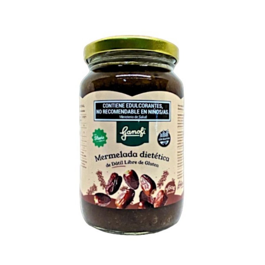 Mermelada de Datiles con stevia x 400gr Ganofi