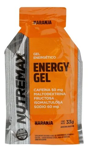 Gel con Cafeina sabor Naranja Nutremax