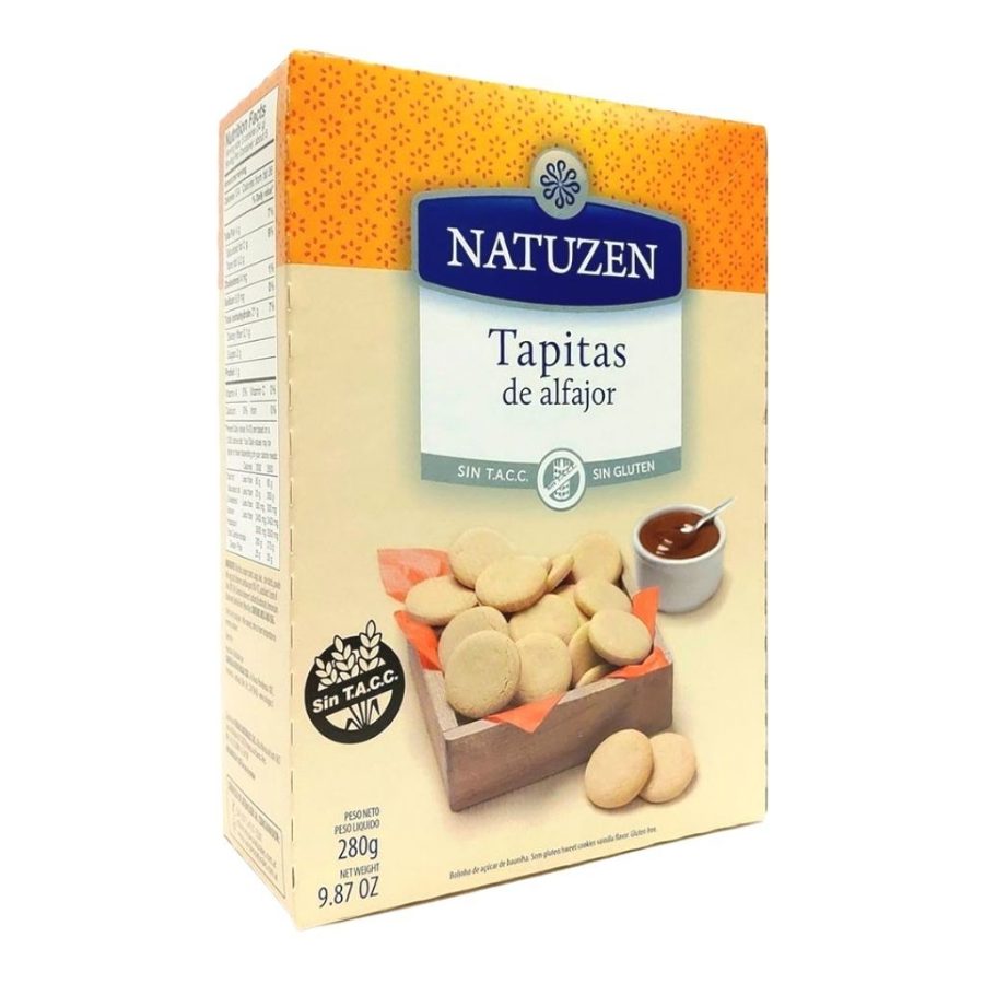 Tapitas de Alfajor Sin Tacc Natuzen