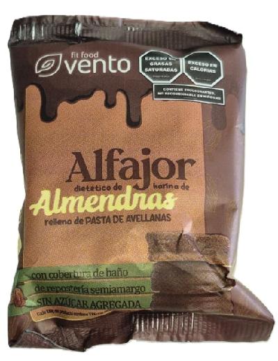 Alfajor de Avellanas y Chocolate Negro Keto Vento
