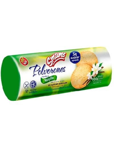 Polvoron Sin Azucar Vainilla x 100gr Smams