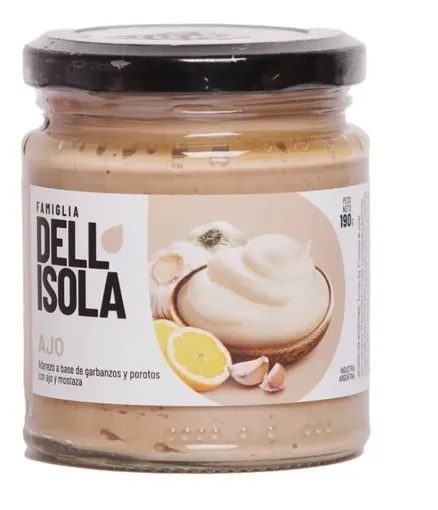 Mayonesa Vegana Ajo Dellisola x 190gr
