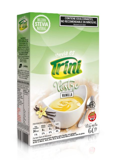 Postre de Vainilla con Stevia x 60gr Trini