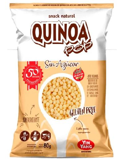 Quinoa Pop Inflada Sin Azucar Yin Yang x 80gr