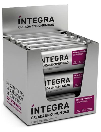 Barrita de Chocolate Integra x 41g Avellanas