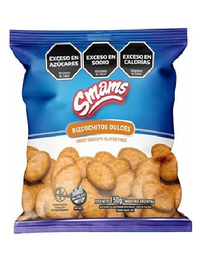 Bizcochos Azucarados Smams x 150gr