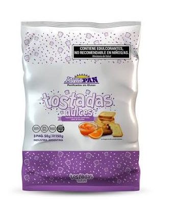 Tostadas Intipan DULCES x 3u Sin Tacc