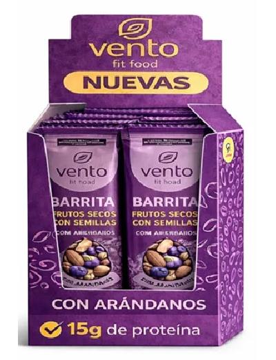 Barrita Proteica de Granola de Arandanos Keto Vento