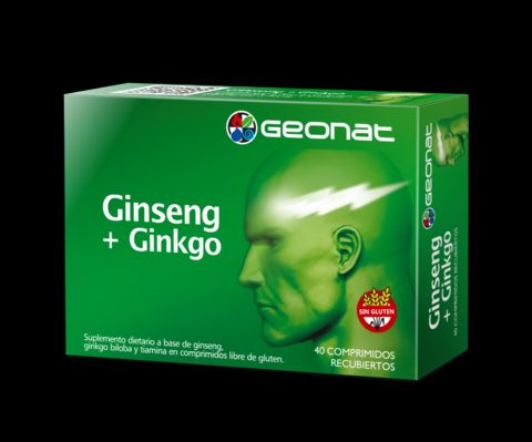 Ginseng + Ginkgo x 40 comprimidos Geonat