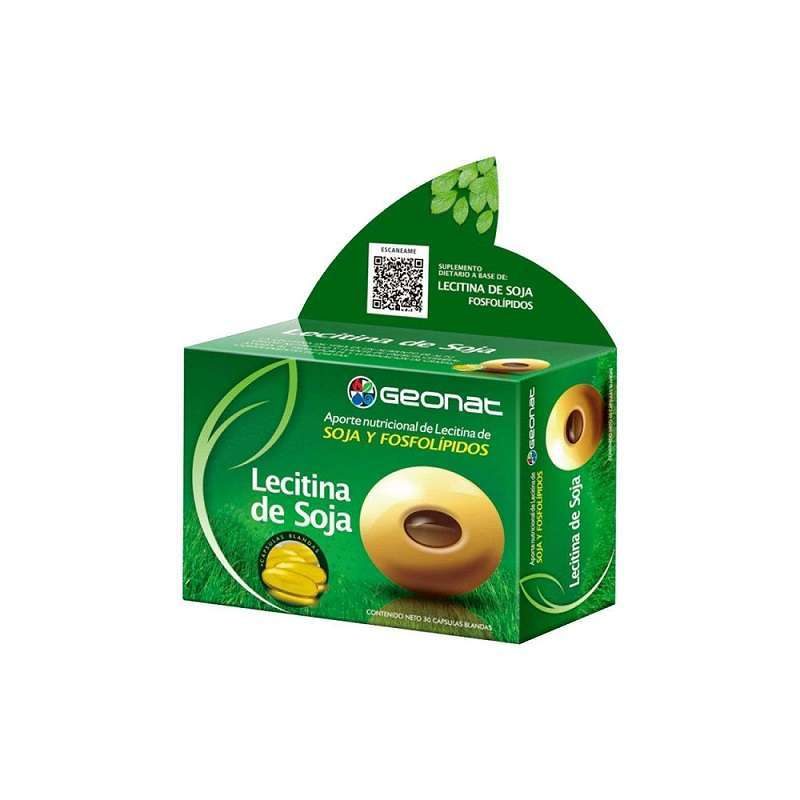 Lecitina de Soja Eliminacion de Grasas Geonat x Tableta