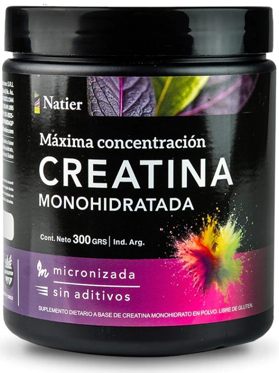 Creatina Monohidratada Polvo x 300gr Natier