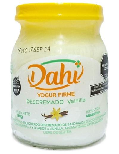 Yogurt Dahi Firme Descremado Vainilla x 200gr