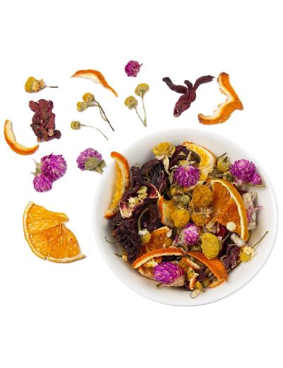 Topping Mate N°27 (Siempre viva,hibiscus,naranja y manzanilla) x 50gr