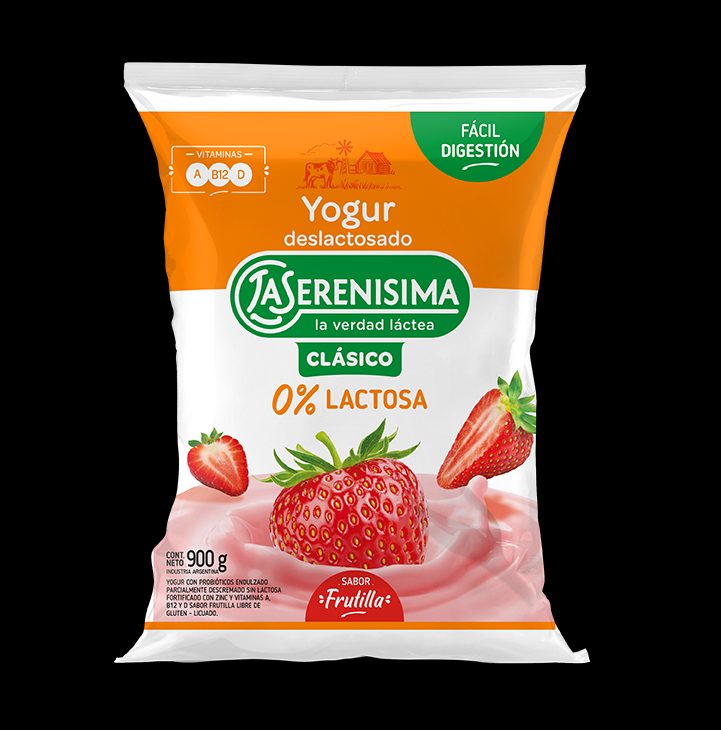 Yogurt Sachet Reducido Lactosa La Serenisima x 900