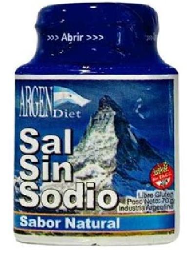 Sal Sin Sodio Natural x 70gr Argendiet