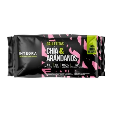 Galletitas Integra Chia y Arandanos x 70gr