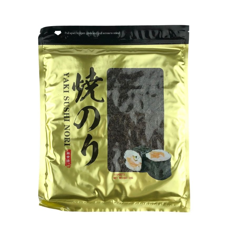 Algas Nori x 10 laminas x 28gr