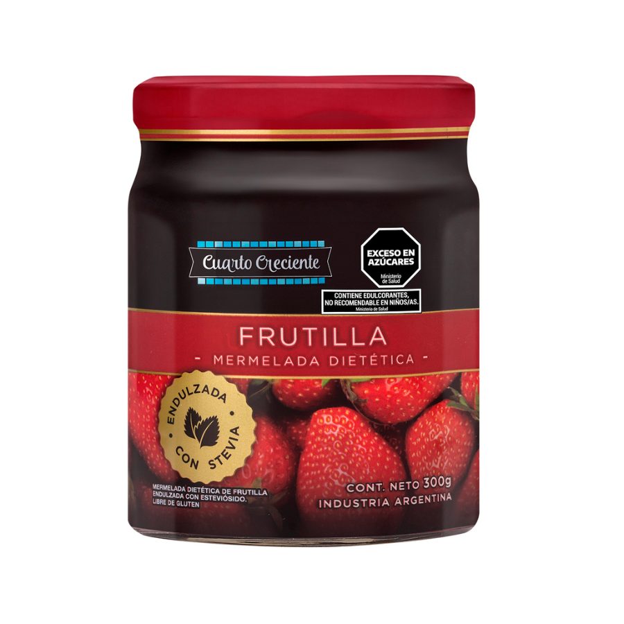Mermelada de Frutilla x 300gr Cuarto Creciente