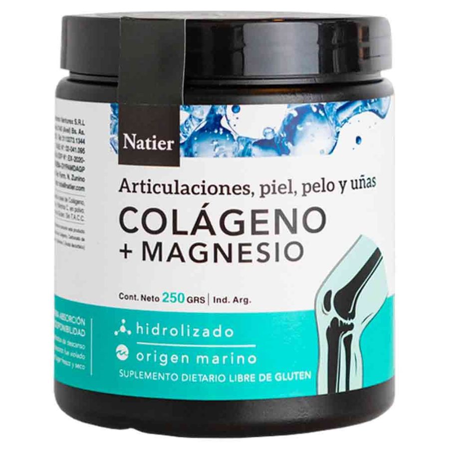 Colageno + Magensio en Polvo x 250gr Natier