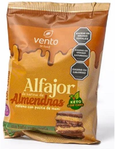 Alfajor de Pasta de Mani Keto Vento