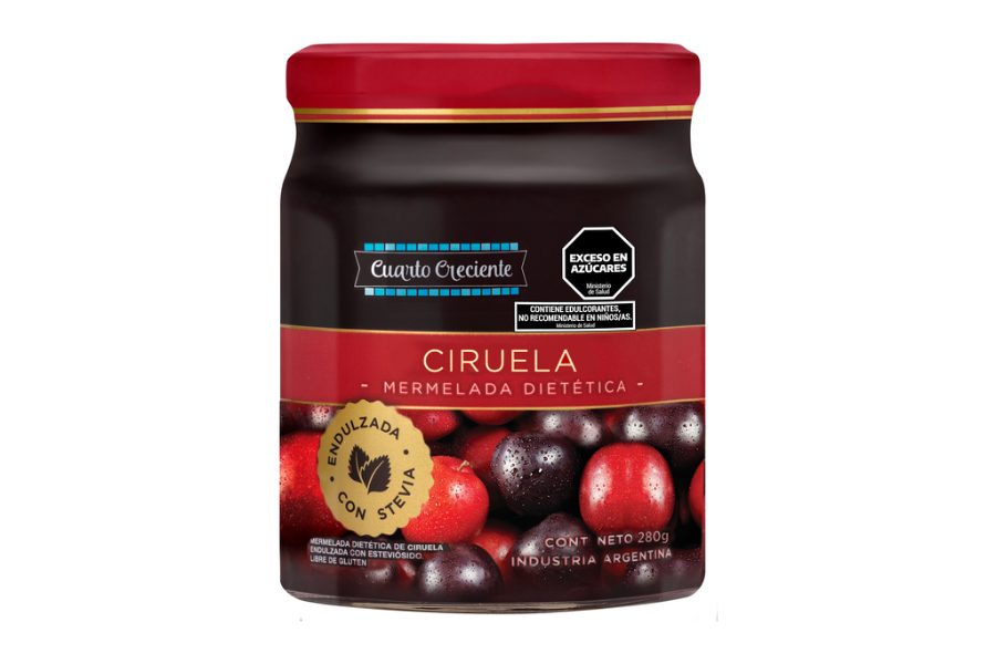 Mermelada Ciruela x 300gr Cuarto Creciente