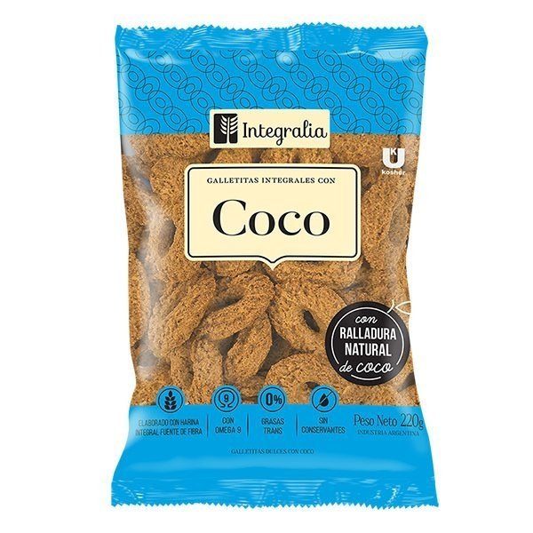 Galletitas Integralia de Coco