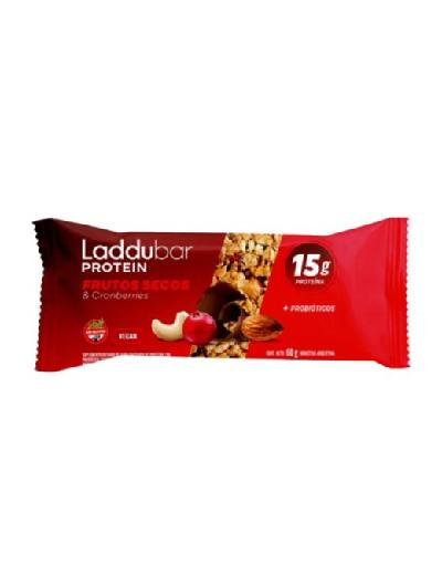 Barritas Laddu Bar Proteica frutos secos y cranberries Laddubar