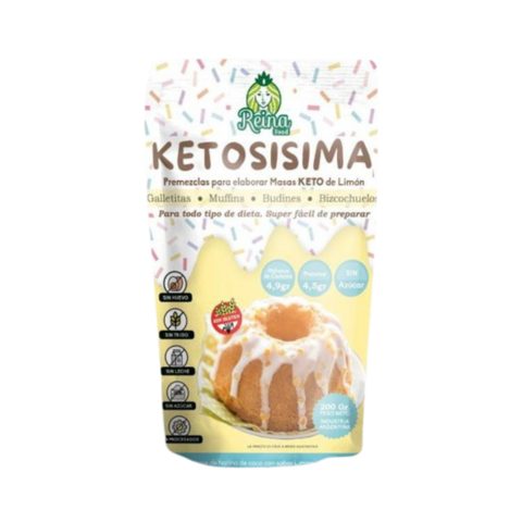 KETOSISIMA Premezcla Limon 200gr Reina Food