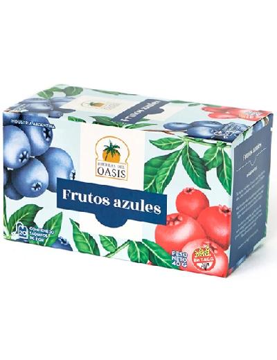 Te Frutos Azules o Rojos x 20 Oasis