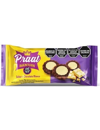 Galletitas Aventura Chocolate con chocolate blanco x 85gr Praat