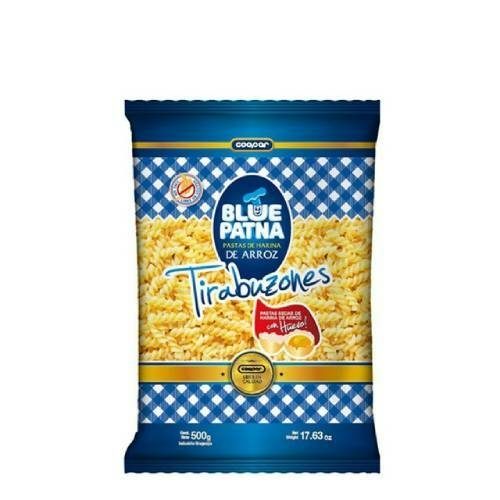 Fideos Blue Patna Tirabuzon Sin Tacc x 500gr