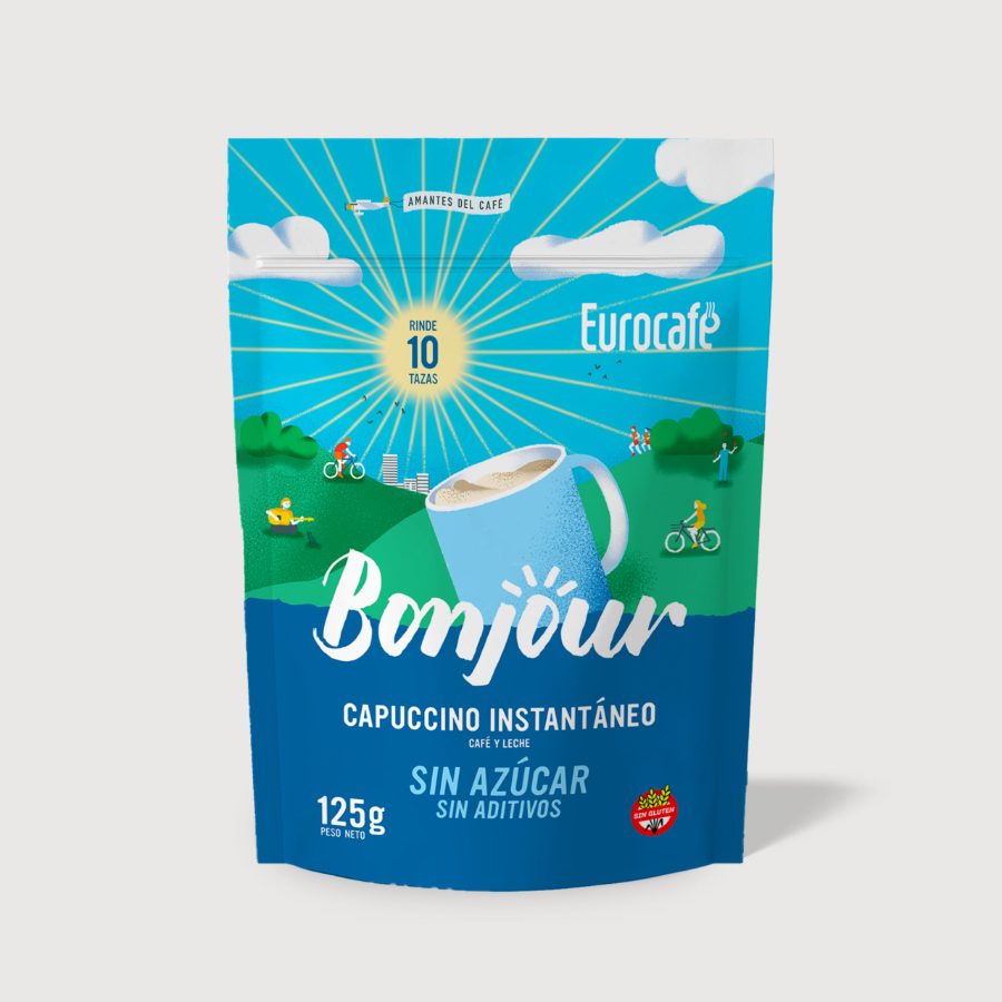 Capuccino Instantáneo Bonjour x125 grs EuroCafe