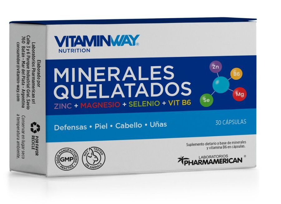 Multi Minerales Quelatados x 30cap Vitamin Way