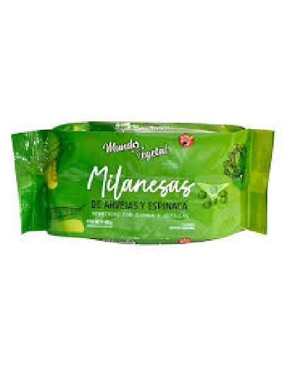 Milanesas de Espinaca Mundo Vegetal x 4u