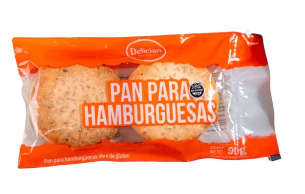 Pan de Hamburguesas x 2u Delician