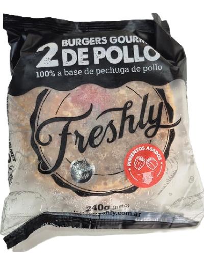 Medallon de Pollo con pimientos asados x 2 unidades Freshly