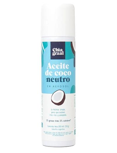 Aceite de Coco en Aerosol Neutro x 150cc Chiagral