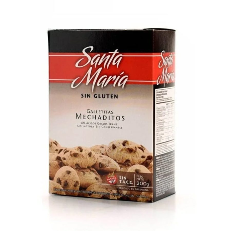 Galletitas Santa Maria Mechaditos Caja x 200gr