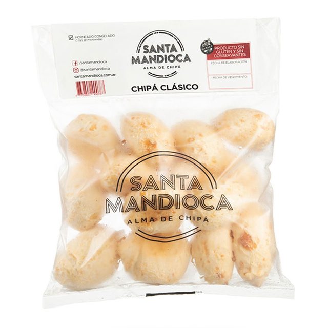 Chipa Clasico Horneado Sin Gluten Santa Mandioca