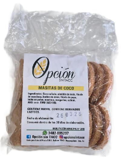 Masitas de coco x 200gr Opcion Sin Tacc