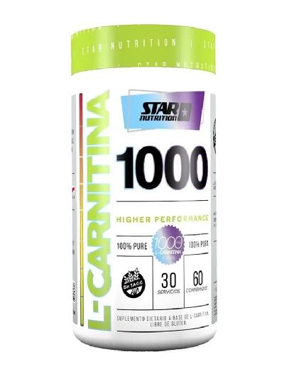 L Carnitina 1000 Quemador Star Nutrition x 60 caps