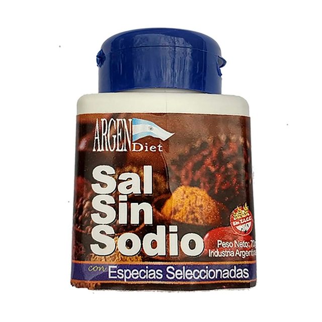 Sal Sin Sodio Especias Surtidas x 70gr Argendiet