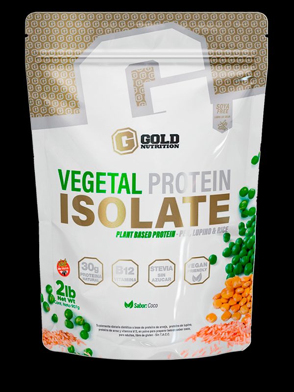 Proteina Vegetal Vegana ISOLATE Gold Nutrition Paq