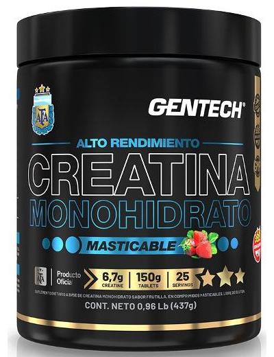 Creatina Masticable x 150comp Gentech