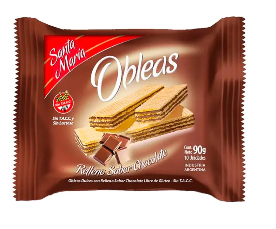 Oblea Santa Maria Chocolate x 90gr