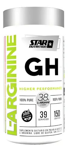 Arginina L Arginine GH Oxido Nitrico Star Nutrition x 150 Star Nutrition