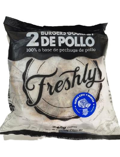 Medallon de Pollo con Queso azul y nuez x 2 unidades Freshly
